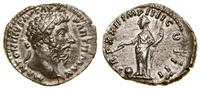 denar 167–168, Rzym, Aw: Głowa cesarza w wieńcu 