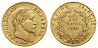 Francja, 10 franków, 1866 BB