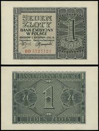 1 złoty 1.08.1941, seria BD, numeracja 5727121, 