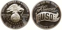 1 dolar 1991 S, San Francisco, 50 lat United Ser