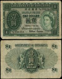 Hong Kong, 1 dolar, 1.07.1952