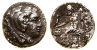 drachma 334–323 pne, Sardes, Aw: Głowa Heraklesa