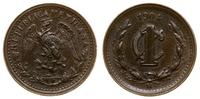 1 centavo 1904 M, Meksyk, miedź, patyna, KM 394