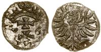 denar 1556, Gdańsk, podwójne bicie na stronie z 