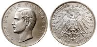 3 marki 1911 D, Monachium, czyszczone, AKS 202, 