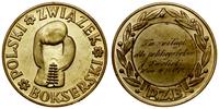 medal nagrodowy 1958, Warszawa, Aw: Rękawica bok