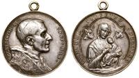 medalik religijny 1914 (?), Popiersie papieża w 