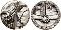 medal pamiątkowy 1989, Florencja, Aw: Dwie głowy