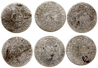 Polska, zestaw: 3 x tymf (złotówka), 1 x 1663, 1 x 1664, 1 x 1666