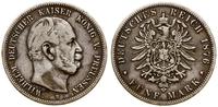 Niemcy, 5 marek, 1876 B
