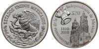 20 peso 2010 oM, Meksyk, 200. rocznica niepodleg