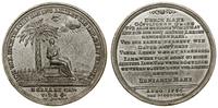 medal - kopia odlana 1756, Aw: Siedzący starzec 
