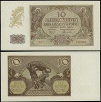 10 złotych 1.03.1940, seria J, numeracja 5456769