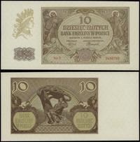 10 złotych 1.03.1940, seria J, numeracja 5456768