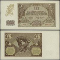 10 złotych 1.03.1940, seria J, numeracja 5456749