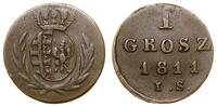 1 grosz  1811/ I.S., Warszawa, H-Cz. 3467, Kahnt
