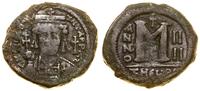 follis 578/579, Antiochia, Aw: Popiersie władcy 