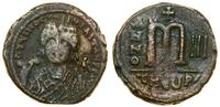 Bizancjum, follis, 584/585