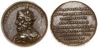 medal z Wacławem II – kopia, Aw: Popiersie władc