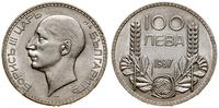 100 lewów 1937, Kremnica, srebro próby 500, bard