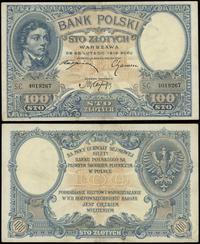 100 złotych 28.02.1919, seria C, numeracja 40192