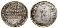 6 groszy maryjnych 1776 LCR, Zellerfeld, czyszcz