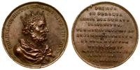 medal z Bolesławem Chrobrym XIX wiek, Aw: Popier