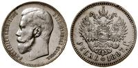 rubel 1897 (★★), Bruksela, moneta lekko czyszczo