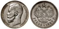 rubel 1897 (А•Г), Petersburg, moneta wyczyszczon