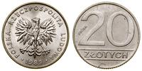 20 złotych 1989, Warszawa, PRÓBA, miedzionikiel,