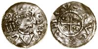 denar 1009–1024, Popiersie króla w prawo / Krzyż