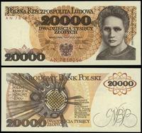20.000 złotych 1.02.1989, seria AN, numeracja 78