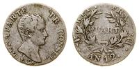 1/4 franka (quart) AN 12 (1804) D, Lyon, bardzo 