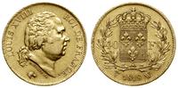 40 franków 1818 W, Lille, złoto, 12.88 g, Fr. 53