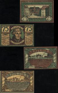 zestaw: 25 i 75 fenigów lipiec 1921, rzadkie, łą