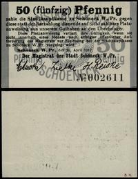 50 fenigów 20.04.1917, numeracja 002611, piękne 