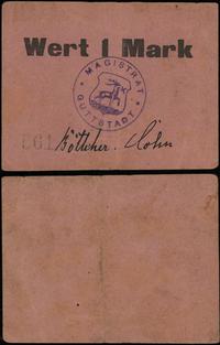 1 marka bez daty (1914), karton różowy, numeracj