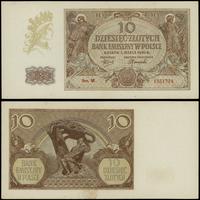 10 złotych 1.03.1940, seria M, numeracja 1551724