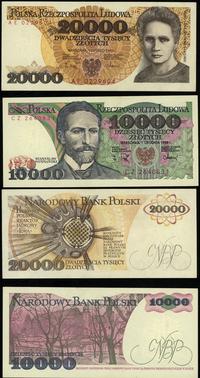 Polska, zestaw: 1 x 10.000 złotych i 1 x 20.000 złotych, 1.12.1988, 1.02.1989