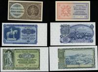 zestaw 3 banknotów czechosłowackich, w zestawie: