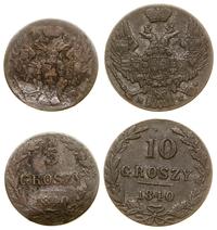 Polska, lot 2 monet, 1840 MW
