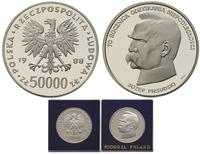 50.000 złotych 1988, Warszawa, Józef Piłsudski, 