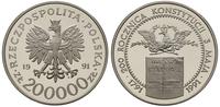 200.000 złotych 1991, Warszawa, 200. Rocznica Ko