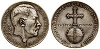Niemcy, medal na Anschluss Austrii z Adolfem Hitlerem, 1938
