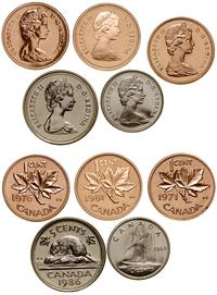 Kanada, zestaw 5 monet kanadyjskich, 1968–1986