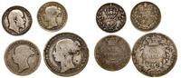 Wielka Brytania, zestaw 4 monet, 1874–1910