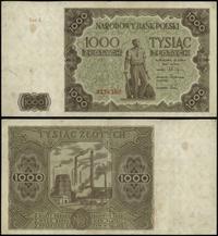 1.000 złotych 15.07.1947, seria G, numeracja 333