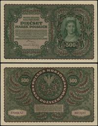 500 marek polskich 23.08.1919, seria II-AJ, nume