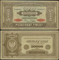 50.000 marek polskich 10.10.1922, seria M, numer