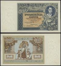 20 złotych 20.06.1931, seria DT, numeracja 59091